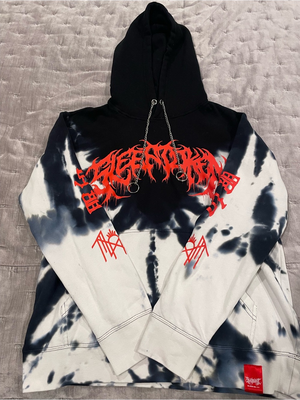 Shibori Threads SLEEP TOKEN x SHIBORI V2.0 HOODIE, Large